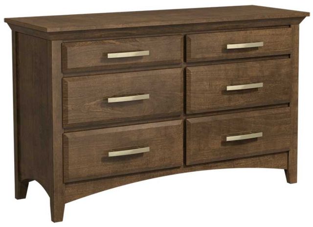 Country View Woodworking Windham Sap Cherry 58" Low Dresser-0