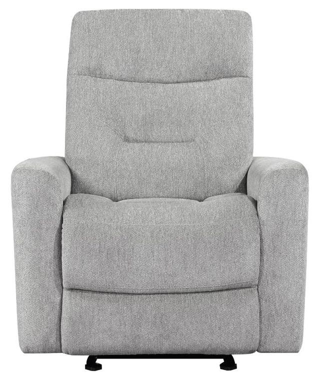 Homelegance® Lyndon Gray Manual Glider Recliner-2