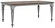 Flexsteel® Plymouth Brown Dining Table with Distressed Graywash Base-0