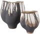 Currey & Company Inoue Black/Off White Vase-3
