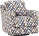 Franklin™ Rowan Colorsplash Indigo Swivel Glider Accent Chair-0