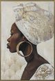Classy Living Mindful Golden Heirloom Profile Wall Art-0