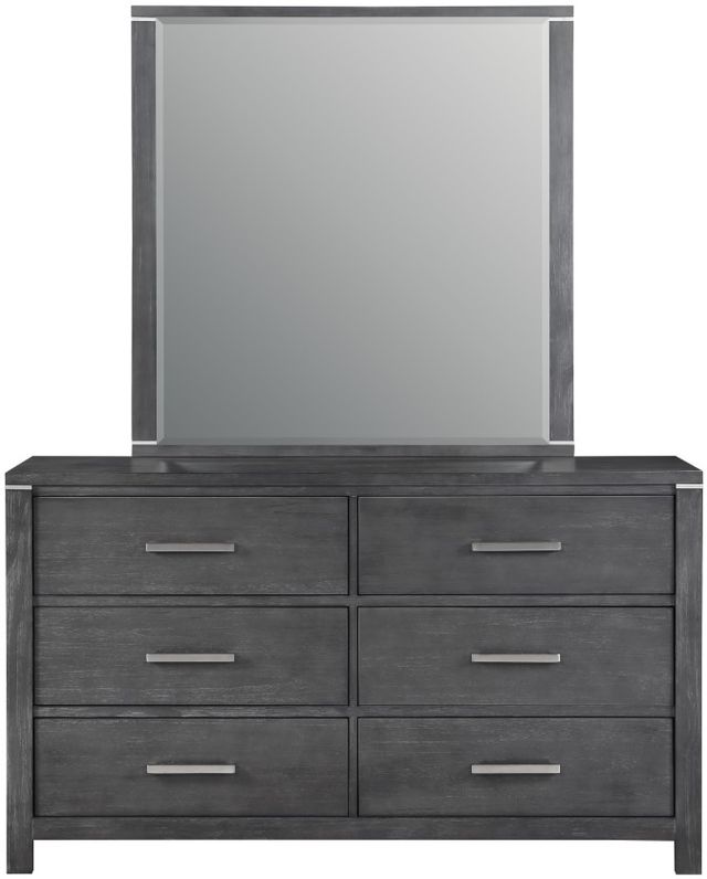 New Classic® Home Furnishings Odessa Charcoal Dresser and Mirror Set-2