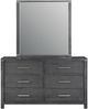New Classic® Home Furnishings Odessa Charcoal Dresser and Mirror Set-2