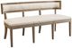 Furniture Classics Stonebridge Beige/Brown Banquette-0