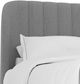 A.R.T. Furniture® Dante Slate King Wide Channel Upholstered Panel Bed -3