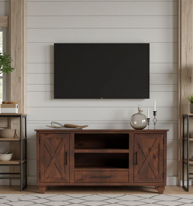 Legends Home Real Cozy Liberty Whiskey 64" Fireplace Console-1