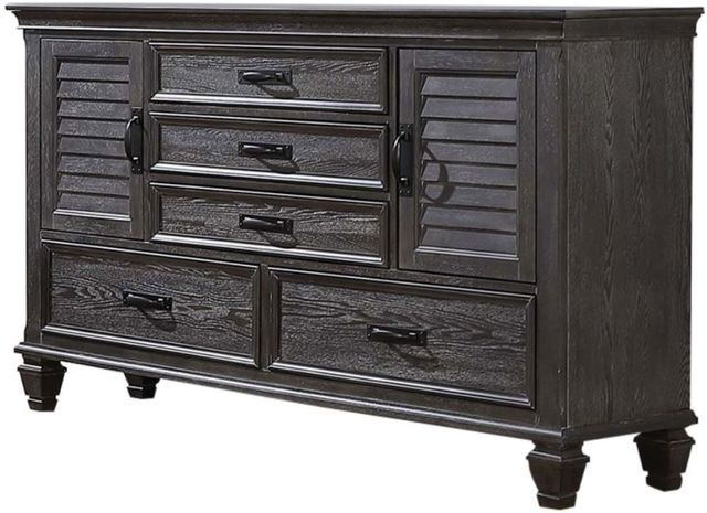 Coaster® Franco 4-Piece Weathered Sage Queen Bedroom Set-3