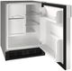 U-Line® Stainless Solid 21" Reversible Hinge Compact Refrigerator-1
