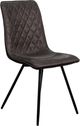 Corcoran Importation Zen 2-Piece Charcoal Suede Chairs Set-0