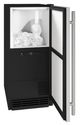 U-Line® Integrated Solid Panel Ready 15" Clear Cube Pump Ice Maker Machine-1