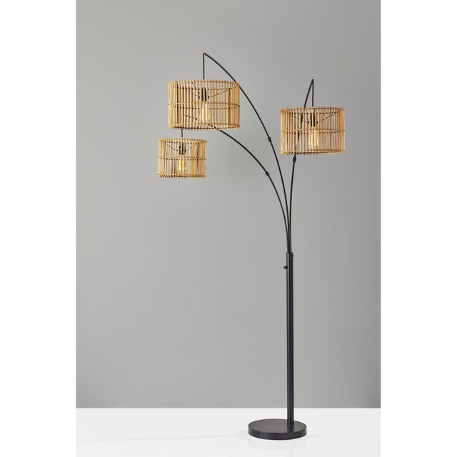 Adesso® Cabana Dark Bronze Arc Lamp-1