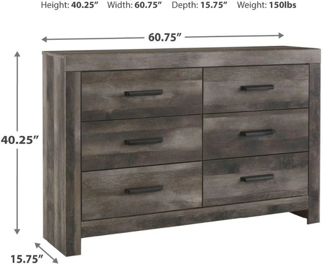 Signature Design by Ashley® Wynnlow Gray Dresser-3