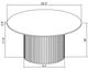 Coaster® Rowena 3-Piece White Occasional Table Set-3