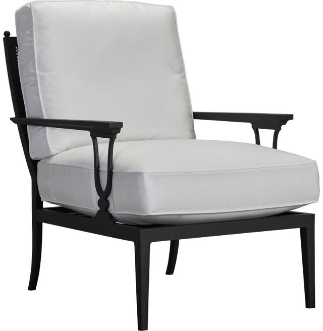 Lane Venture® Winterthur Estate Light Gray Lounge Chair with X-Back-0