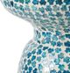 A & B Home Pearl Blue/White Stool-2