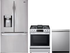 LG 3 Piece PrintProof™ Stainless Steel Kitchen Package