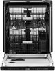 Jennair® 24" Stainless Steel Pocket Handle Top Control Built-In Dishwasher with Precise Fit 3rd Rack for Cutlery-1