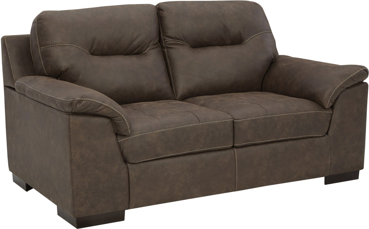 Maderla Loveseat - Walnut Maderla Loveseat - Walnut
