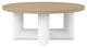 A.R.T. Furniture® Garrison Washed Oak Cocktail Table with Emory White Base-2