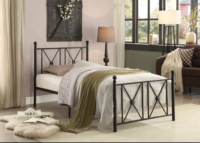 Homelegance® Mardelle Full Metal Metal Bed-1