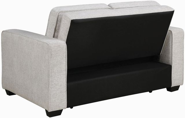 Coaster® Doral Upholstered Beige Sleeper Sofa Bed-3