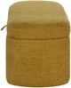 Crown Mark Philipa Gold Tweed Storage Bench-2