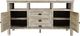 Jofran Inc. Artisan's Craft Washed Gray 60" Media Console-2