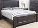 Mako Wood Furniture Tofino Black Queen Panel Bed-0