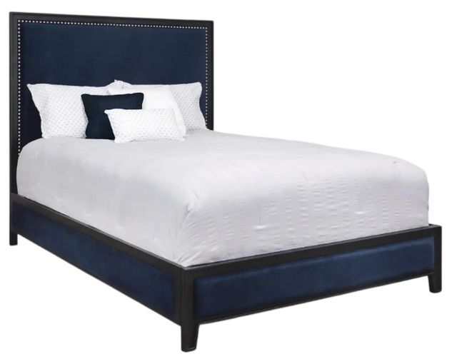 Wesley Allen Customizable Avery Double Upholstered Panel Bed-0