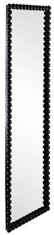 A & B Home Black Full Length Rectangular Mirror -0