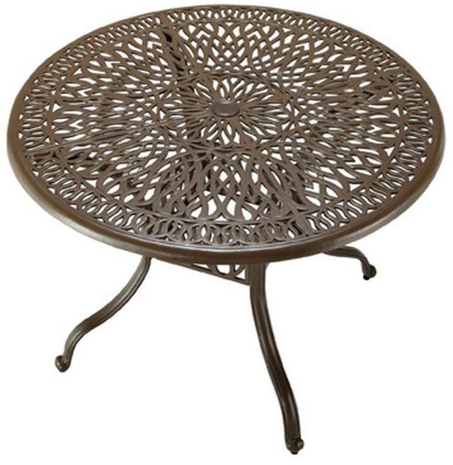 homestyles® Capri Taupe 42" Outdoor Dining Table-1