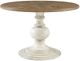 Olliix by Madison Park Reclaimed Walnut Lexi Dining Table with Antique Cream Base-0