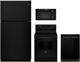 Whirlpool® 4 Piece Black Electric Kitchen Package-0