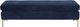 TOV Furniture Delilah Navy Textured Velvet Bench-1