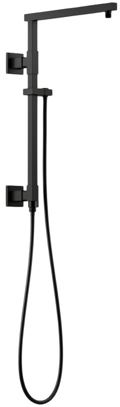 Delta Universal Showering Matte Black 18" Angular Shower Column-0