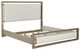 American WoodCrafters Arlington Nutmeg Queen Panel Shelter Bed-0