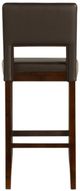 Linon Vega Espresso Black Upholstered Bar Stool-5