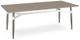 Amisco Customizable Link Thermo Fused Laminate Dining Table with Tapered Steel Legs-0