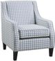 Mazin Furniture Fischer Light Blue Accent Chair-1