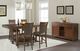Elements International Prescott Walnut Counter Dining Table-1