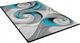 Furniture of America® Niksar Turquoise 5'x7' Area Rug-1