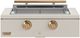 Caliber™ Rockwell 36" 2-Burner Antique White Built-In Natural Gas Grill with Gold Hardware-0