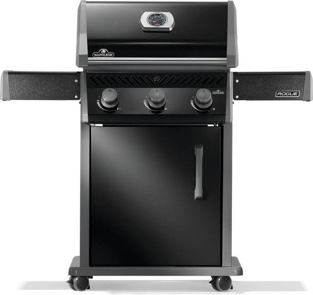 Napoleon Rogue® 425 3-Burner Black/Stainless Steel Freestanding