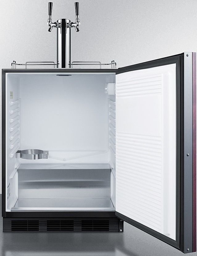 Summit® Commercial Series 5.5 Cu. Ft. Panel Ready Beer Cooler/Kegerator-2