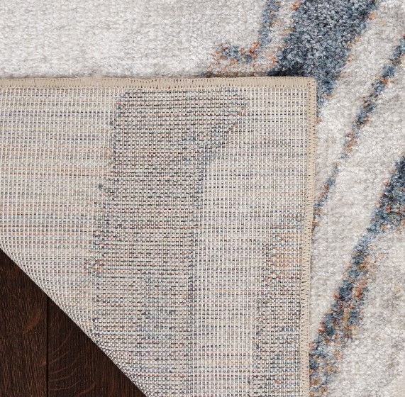 Nourison Home™ Astra Machine Washable Ivory Blue 5'x7' Style 1 Area Rug-1