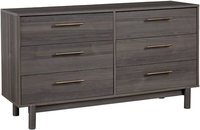 Signature Design by Ashley® Brymont 4-Piece Dark Gray Full Platform Bed Set-2