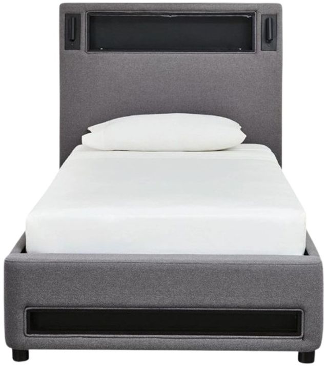 Signature Design by Ashley® Cayberry Gray Full Upholstered Panel Bed-1