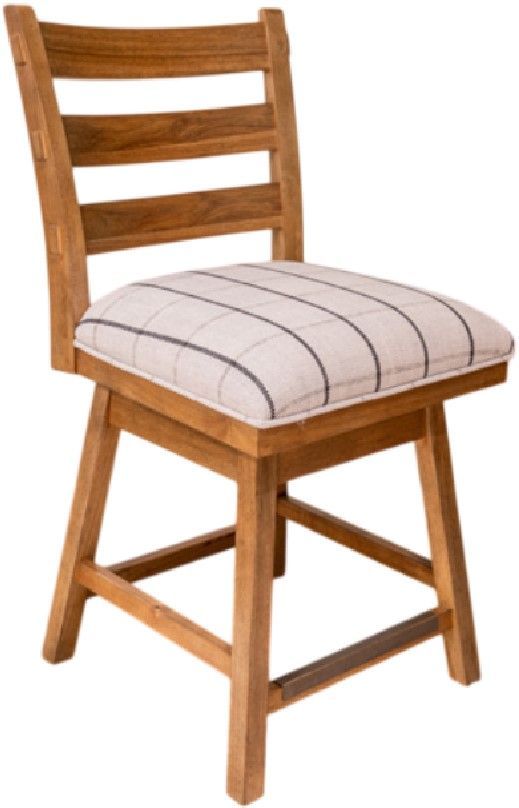 Signature Design by Ashley® Ridgester Light Brown Swivel Bar Stool-0