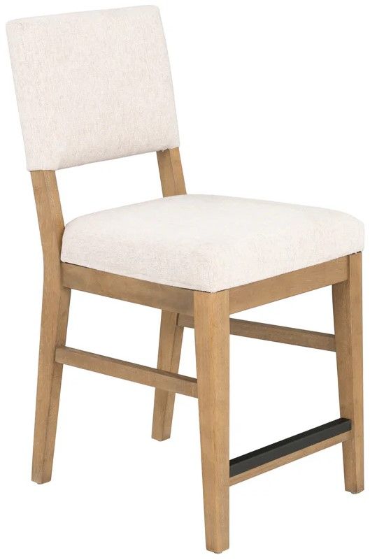 Flexsteel® Millwork 2-Piece Beige/Umber Counter Chair Set-1